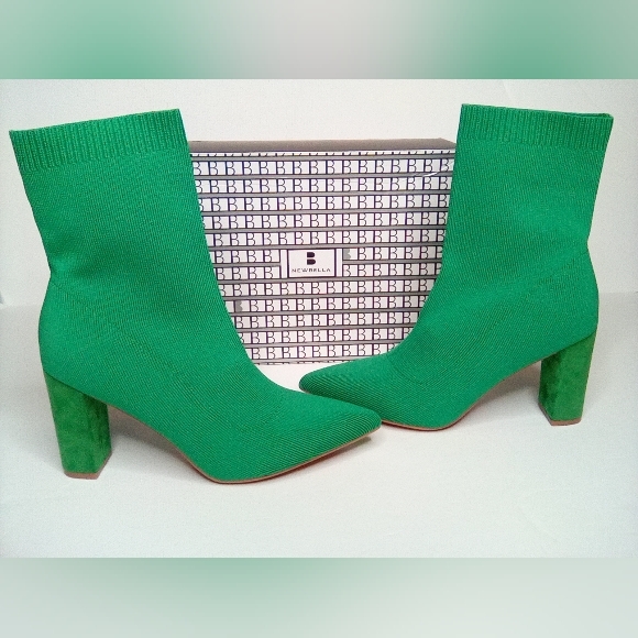Green Women's Mousse FIT Newbella Ankle Boots, Sz.8 - Picture 13 of 14